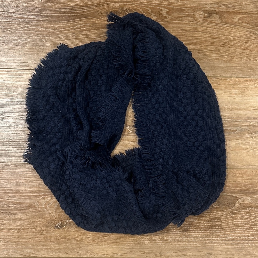 Navy Blue Infinity Scarf